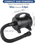 1600W Electric Air Pump - Quick Inflation & Deflation With 2 Nozzles For Inflatable Docks, Tubes, Rafts Air Beds - High Performance