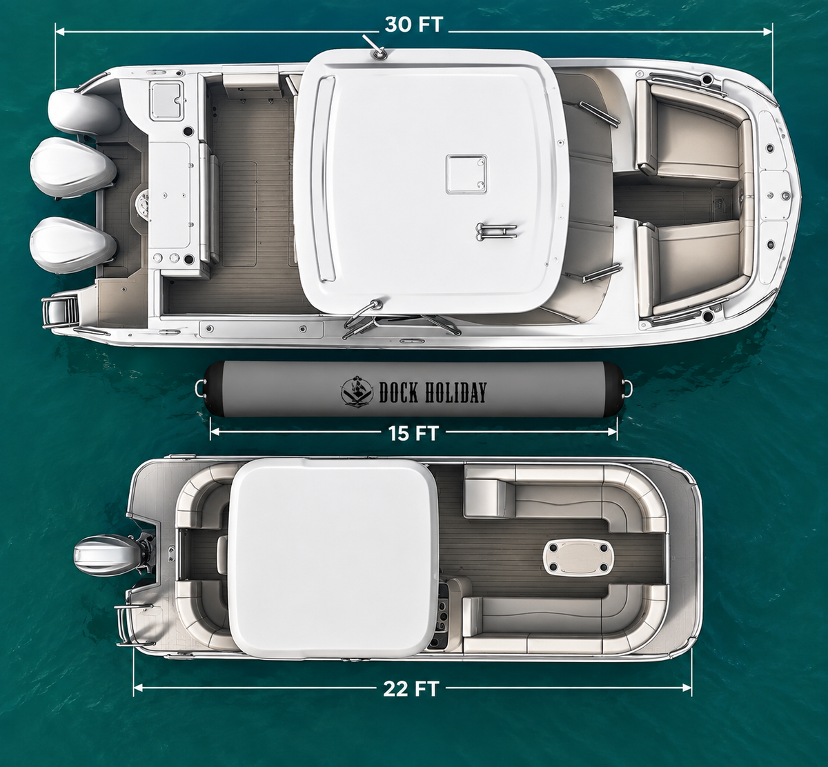 Dock Holiday 15ft x 18 inch Protective Bumper